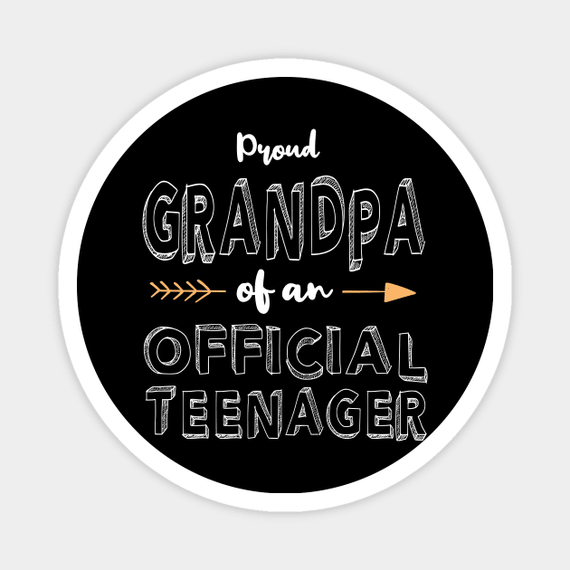 Proud Grandpa Official Teenager Matching Birthday Outfit Magnet by 2blackcherries